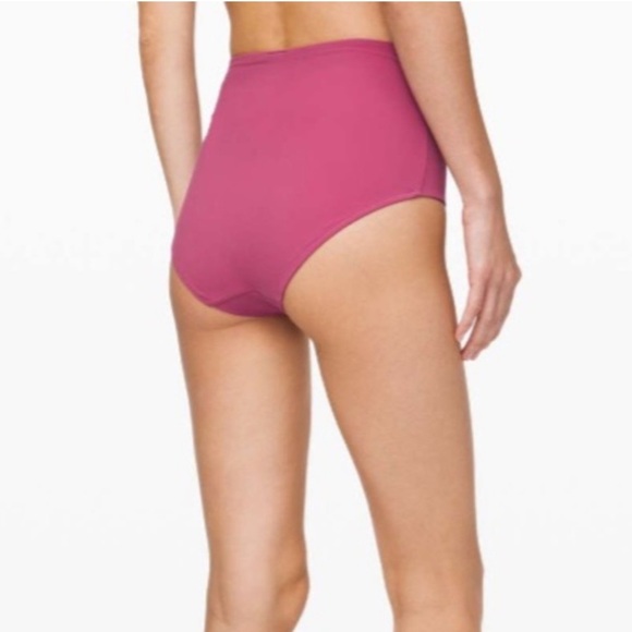 Lululemon Deep Sea High Waist Bottom Moss Rose Size 2 - Picture 2 of 8